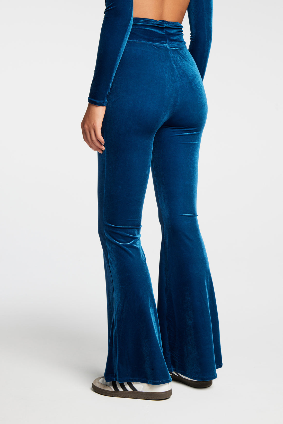 ALCHIMIA PETROL FLARED PANTS