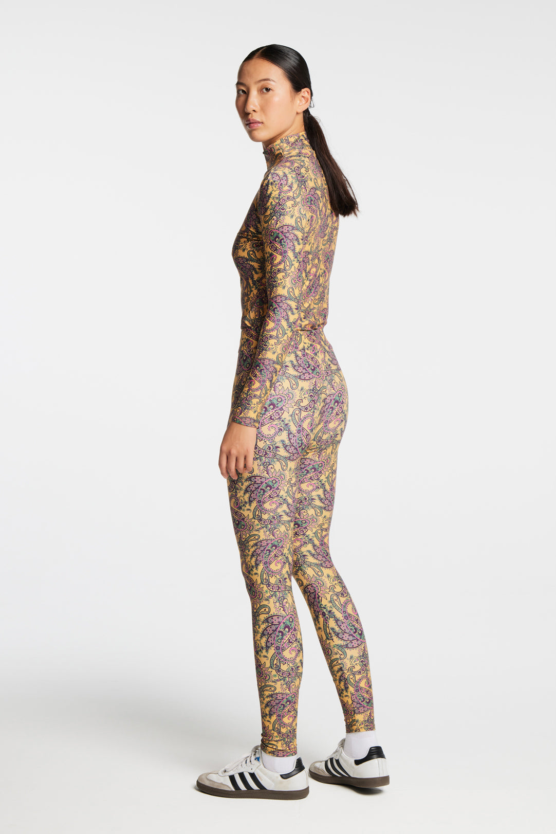 PAISELY LEGGINGS OCHER