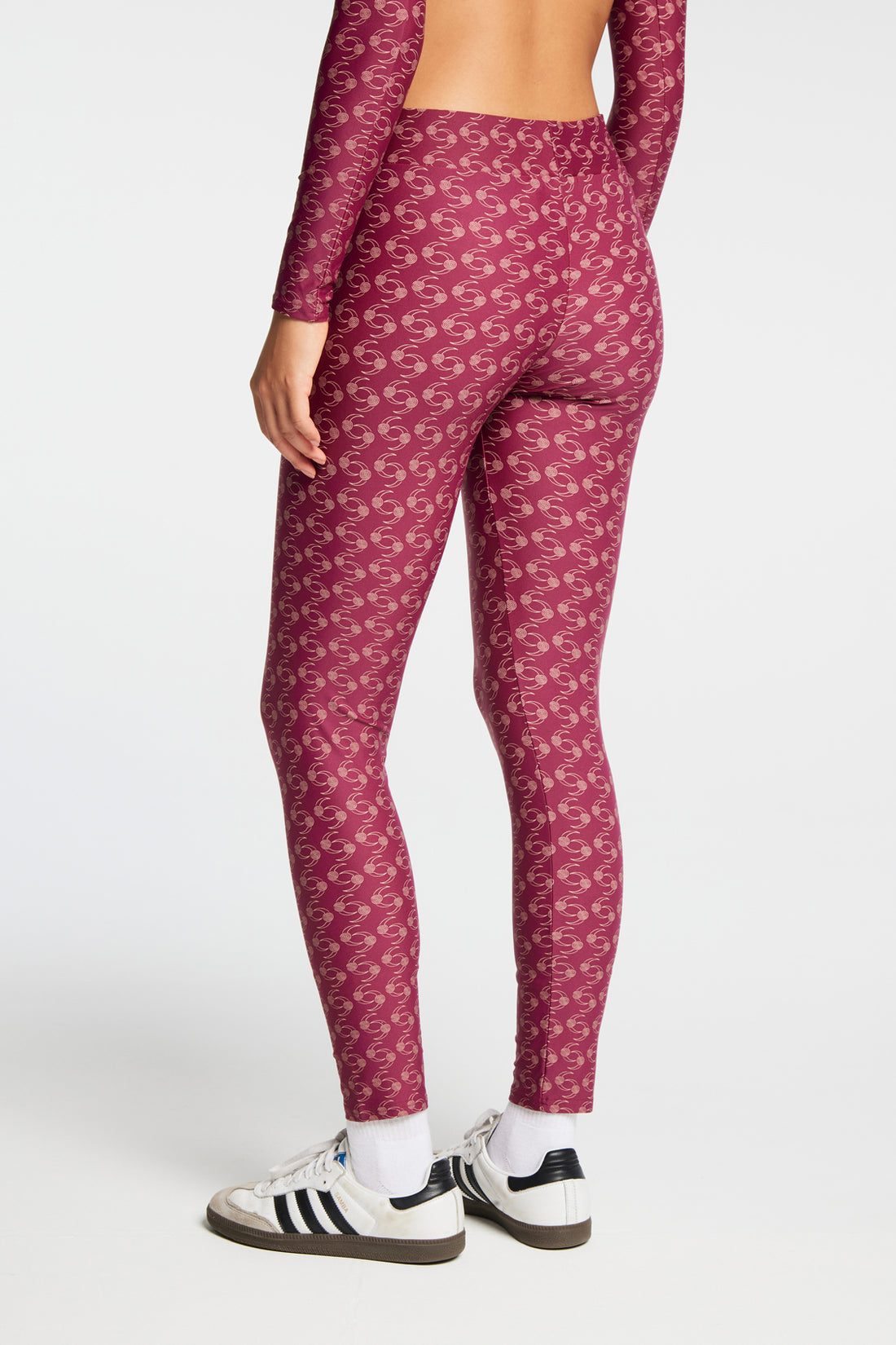 REBIS BORDEAUX LEGGINGS