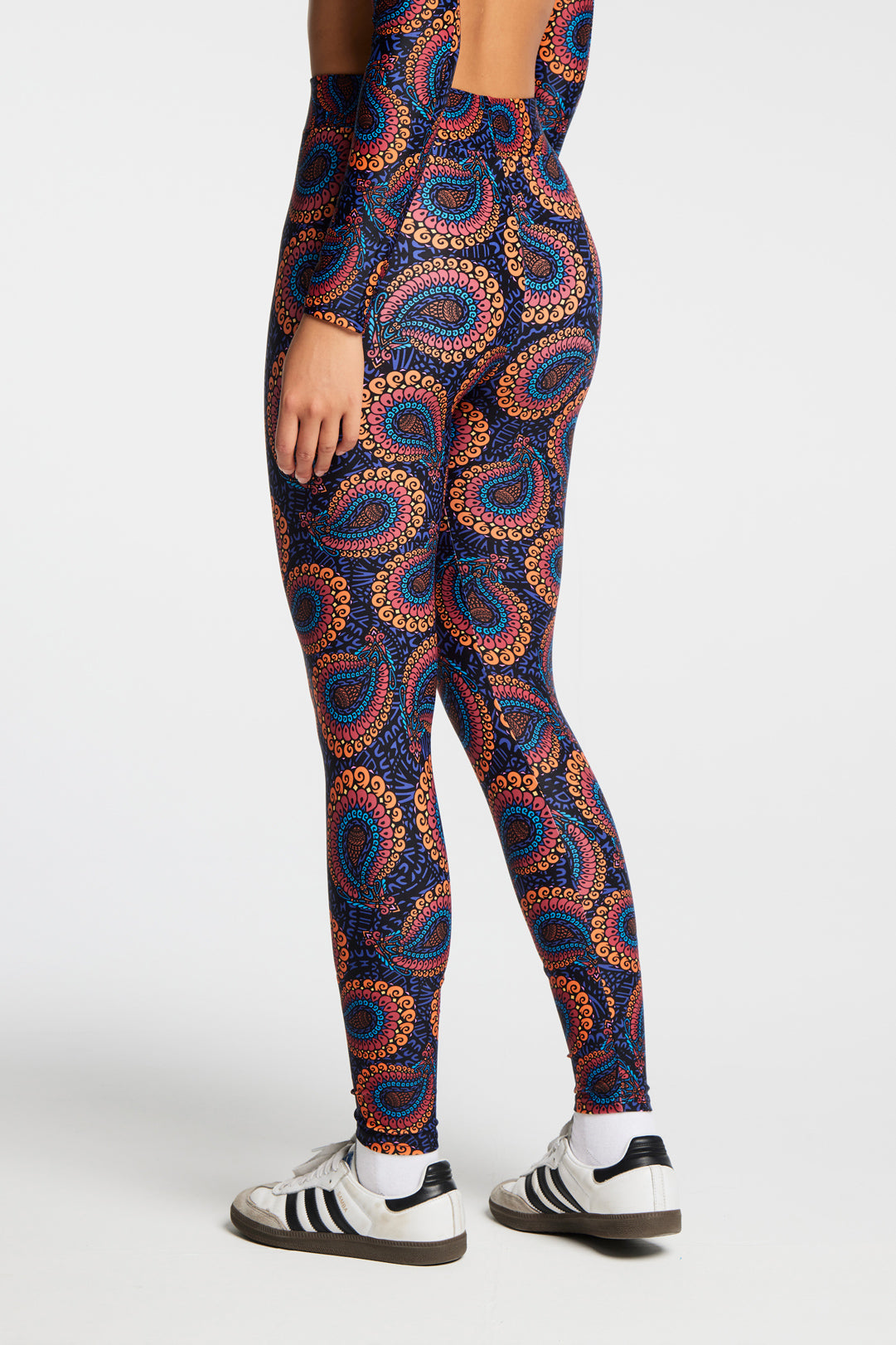 BLUE SPIRAL LEGGINGS