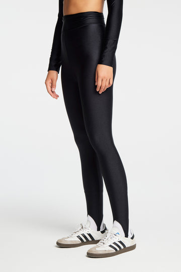 SIGIZIA HIGH WAIST LEGGINGS WITH GAITERS BLACK