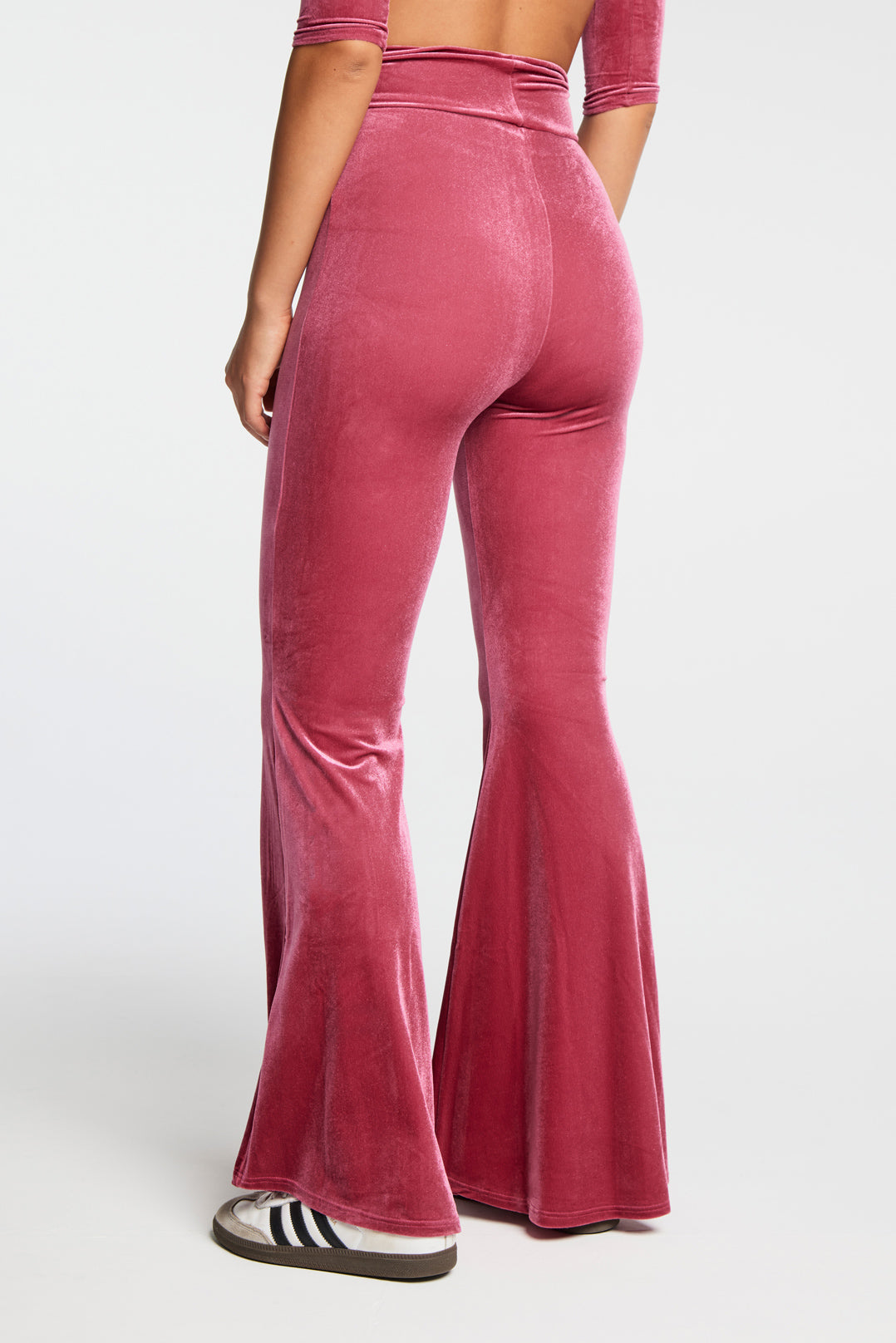 PANTALONI A ZAMPA ALCHIMIA FUXIA