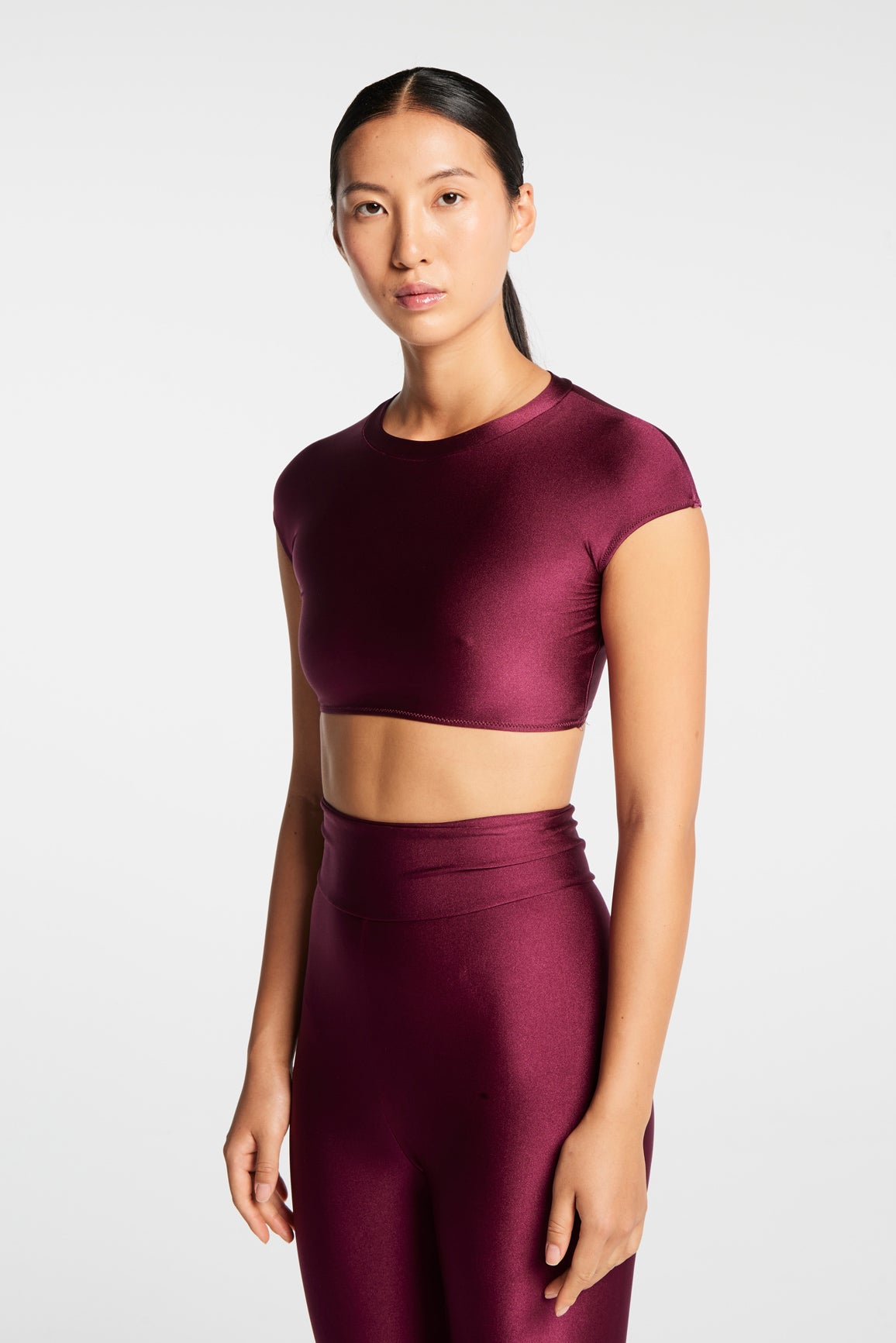 CROP TOP SIGIZIA BORDEAUX